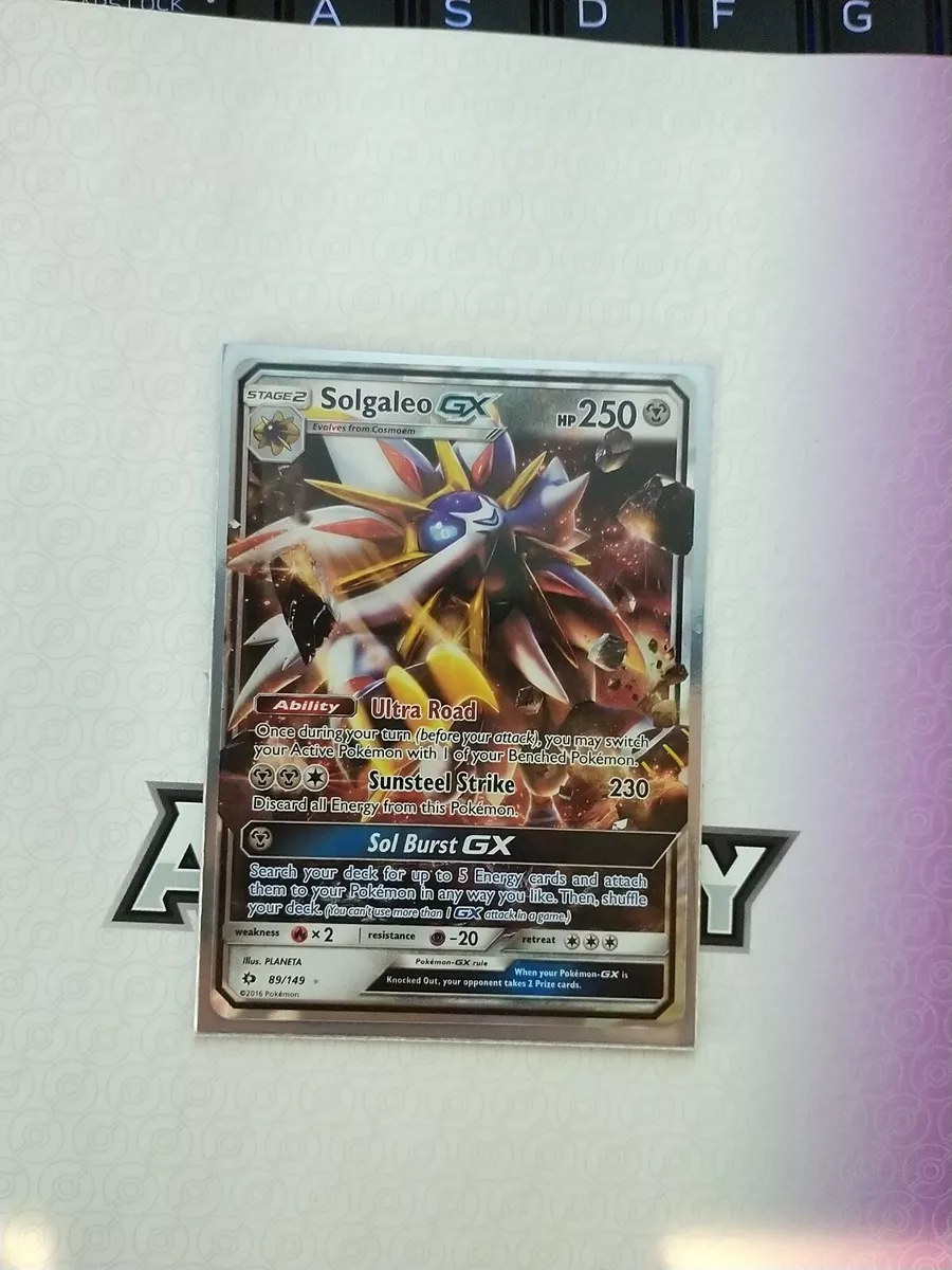  Solgaleo GX - 89/149 - Ultra Rare : Toys & Games