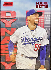 2022 Topps Stadium Club #5A Mookie Betts Dynasty RED FOIL LA Dodgers