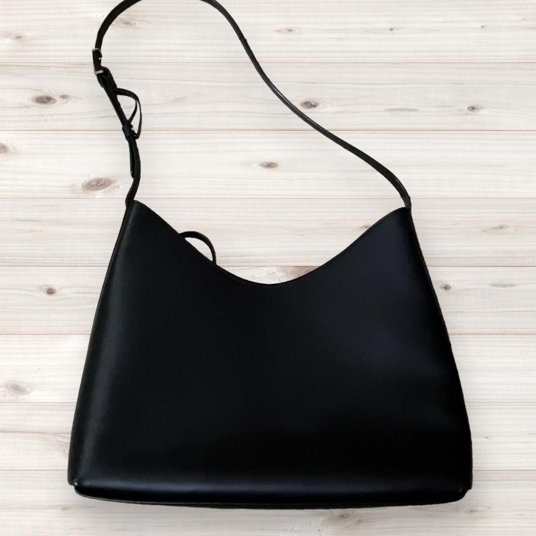 GUCCI Leather Hand Bag Pouch Womens Black Small Size | eBay