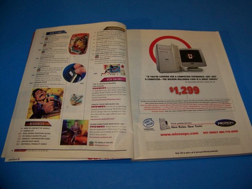 Vintage Computer Magazine 1999 PC World "Best Free Stuff Online" - Picture 3 of 4