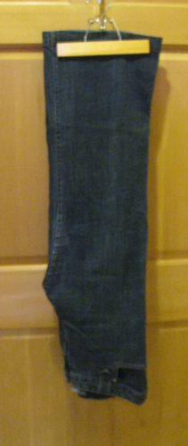 Venezia Jeans Womens 2 L 12 Average Blue Stretch Trouser Wide Leg Mid Rise - Picture 6 of 8