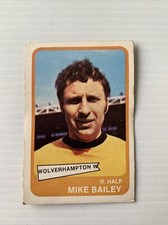 A&BC-FOOTBALL 1968 YELLOW BACK-#048- WOLVES - MIKE BAILEY 