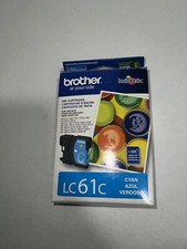 NEW Brother LC61C Cyan Ink Cartridge Genuine EX. 02/2017 🔥🔥FAST SHIPPING