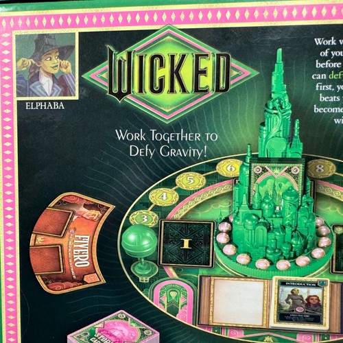 WICKED: THE GAME gioco da tavolo EMERALD CITY 3D CENTROTAVOLA Spin Master MAGO DI OZ - Foto 5 di 9