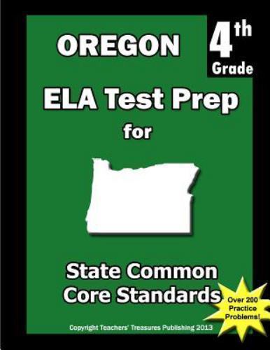 Oregon 4th Grade ELA Test Prep : Common Core Learning Standards by ...