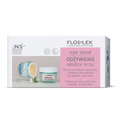 5905043023007 Eye Zone zestaw żel ze świetlikiem lekarskim i chabrem bławatkiem 