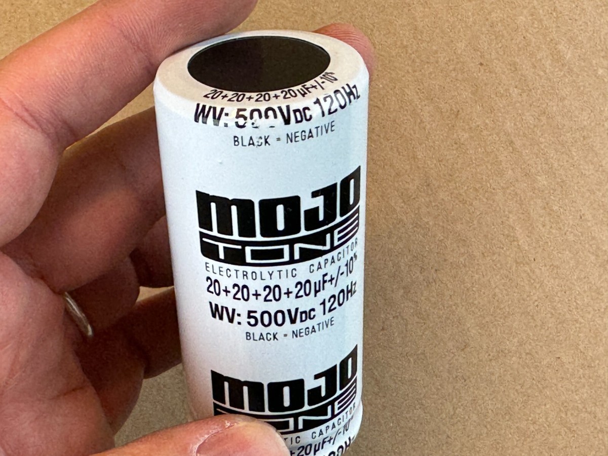 New 20/20/20/20 uf 500v Quad Can Capacitor Tube Amp Cap 35mm