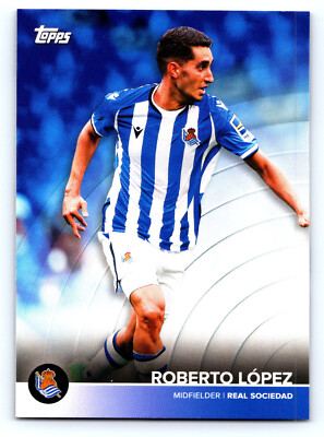  2021-22 TOPPS Real Sociedad Official Team Set 7 Roberto López