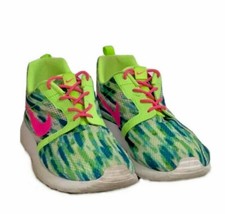 Nike Youth Rosherun Flight Weight Running Shoes Multicolor 705486-101 Lace Up 6Y