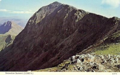 Snowdon Summit (3.560 ft) - Unposted 1970s - Dennis, Scarborough
