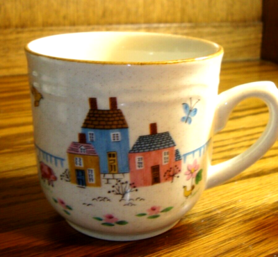 Vtg International Stoneware Heartland Coffee Cup Mug Duck Geese