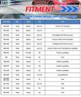 Front Brake Rotors Ceramic Brake Pads Kit for 2005-2020 2021 Toyota ...