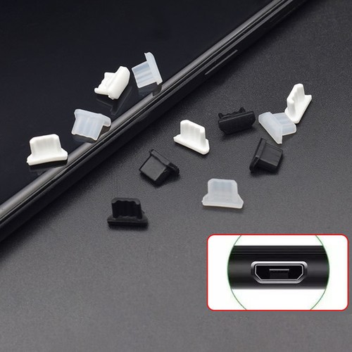 Cache Bouchon Anti Poussière Chargeur Port Accessoires pour Interface Micro-USB - Photo 3 sur 15