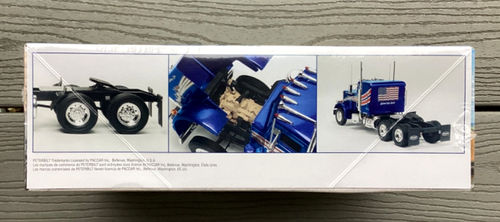 REVELL 1/25 SCALE PETERBILT 359 CONVENTIONAL TRANSPORT TRUCK MODEL KIT # 85-1506 - Picture 8 of 15