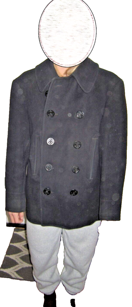 Vintage US Navy 10 Button Navy Peacoat - the Navy Clothing Vintage US Navy 10 Button Navy Peacoat - the Navy Clothing