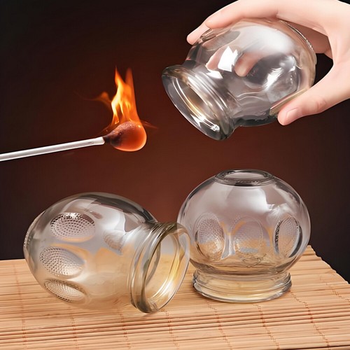 1/5pcs Glass Cupping Therapy Cup Chinese Cupping Massage Tools Durable Long Use - Picture 2 of 16