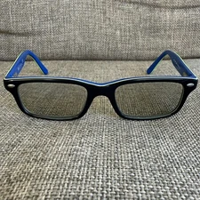 Ray-Ban Kids Eyeglasses Frames Only RB1535 3600 Black Blue Rectangular 48-16-130
