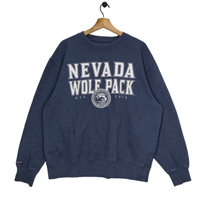 Crewneck Sweatshirt University Of Nevada Reno Sweatshirt 90s