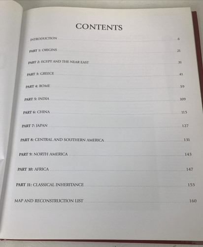Mapping History Of The Classical World by Dr. Ian Barnes Large 12" x 15" Book HB - Imagen 3 de 10
