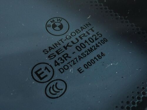 2008 - 2013 Bmw M3 E92 Window Glass Quarter Rear Right Rh Passenger Side Oem - Picture 6 of 9