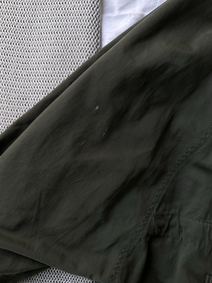 ZARA Poncho Coat Green Womens Medium eBay