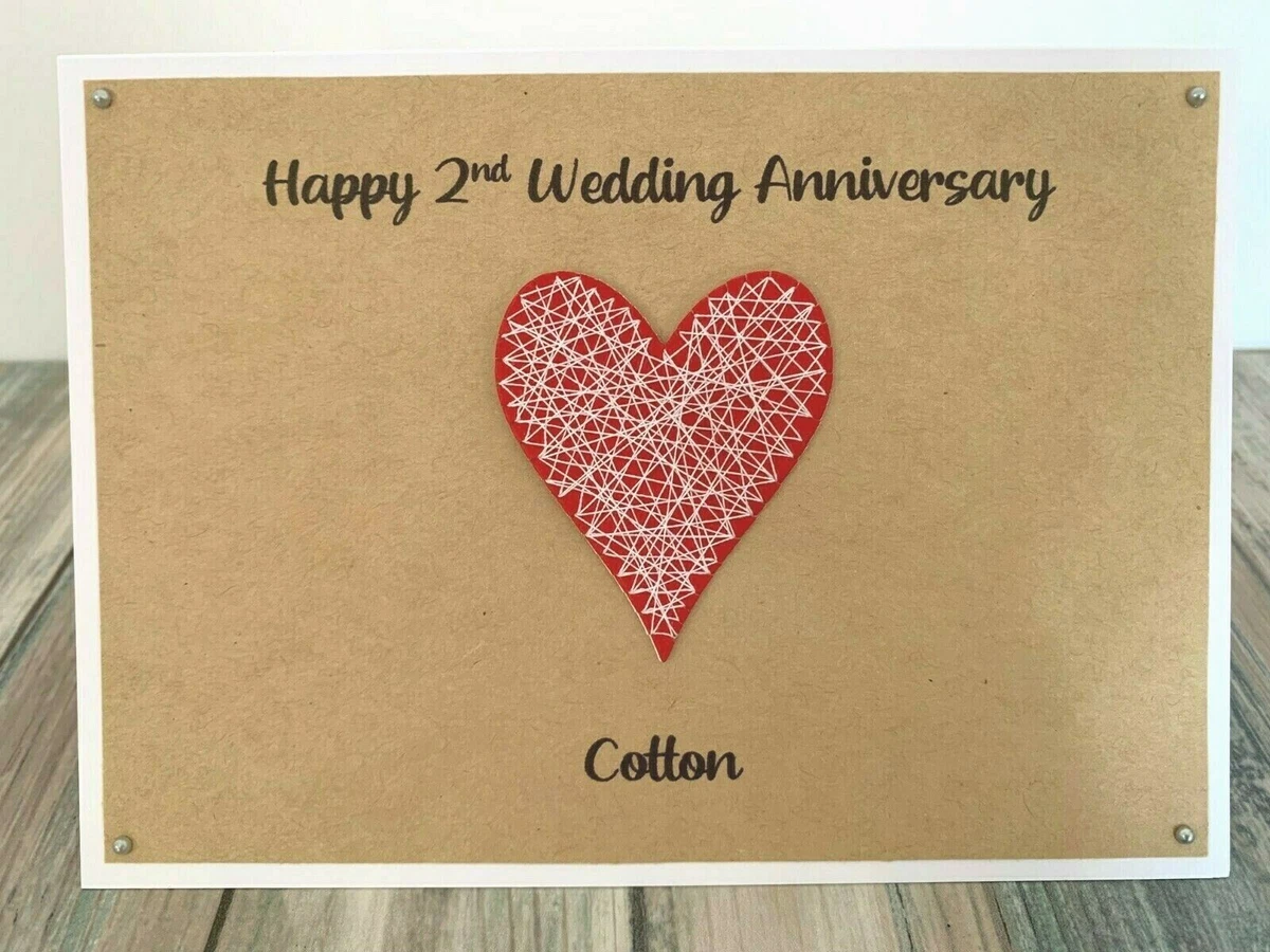 2nd wedding anniversary for husband cotton sales