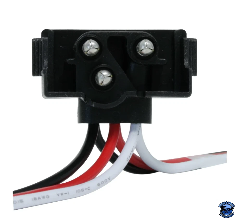 GRAND GENERAL CONTINUOUS 3-PRONG RIGHT ANGLE LIGHT PLUG WIRE HARNESS ROLL - Image 2 of 4