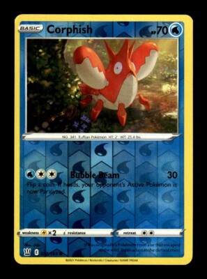 Pokemon Battle Styles CORPISH 038/163  Reverse Holo