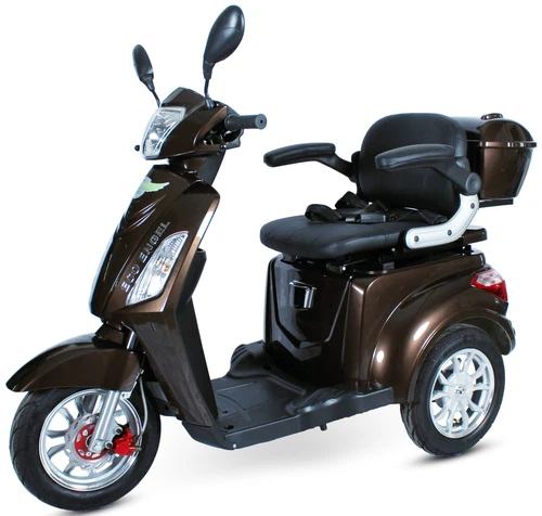 ECO ENGEL 500 Braun, 25 km/h, , 1000 Watt Elektromobil, Seniorenmobil, E Trike - Bild 1 von 14