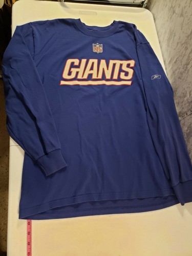 Giants Reebok Long Sleeve Shirt Size 