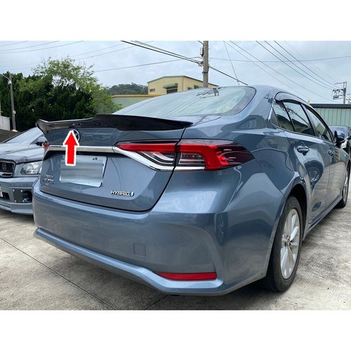 Unpainted FRP Fit For Toyota Corolla Altis 12th Sedan M4 Type Trunk Spoiler 2022 - Picture 14 of 18