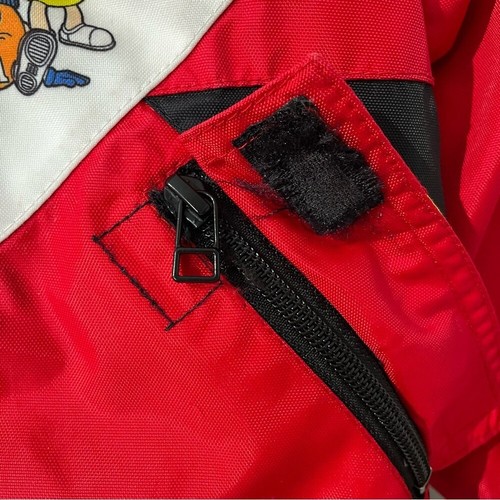 Choko M&M's Toddler Winter Jacket Sz 4 Red Yellow Nascar Racing Cool Novelty GUC - Picture 8 of 16