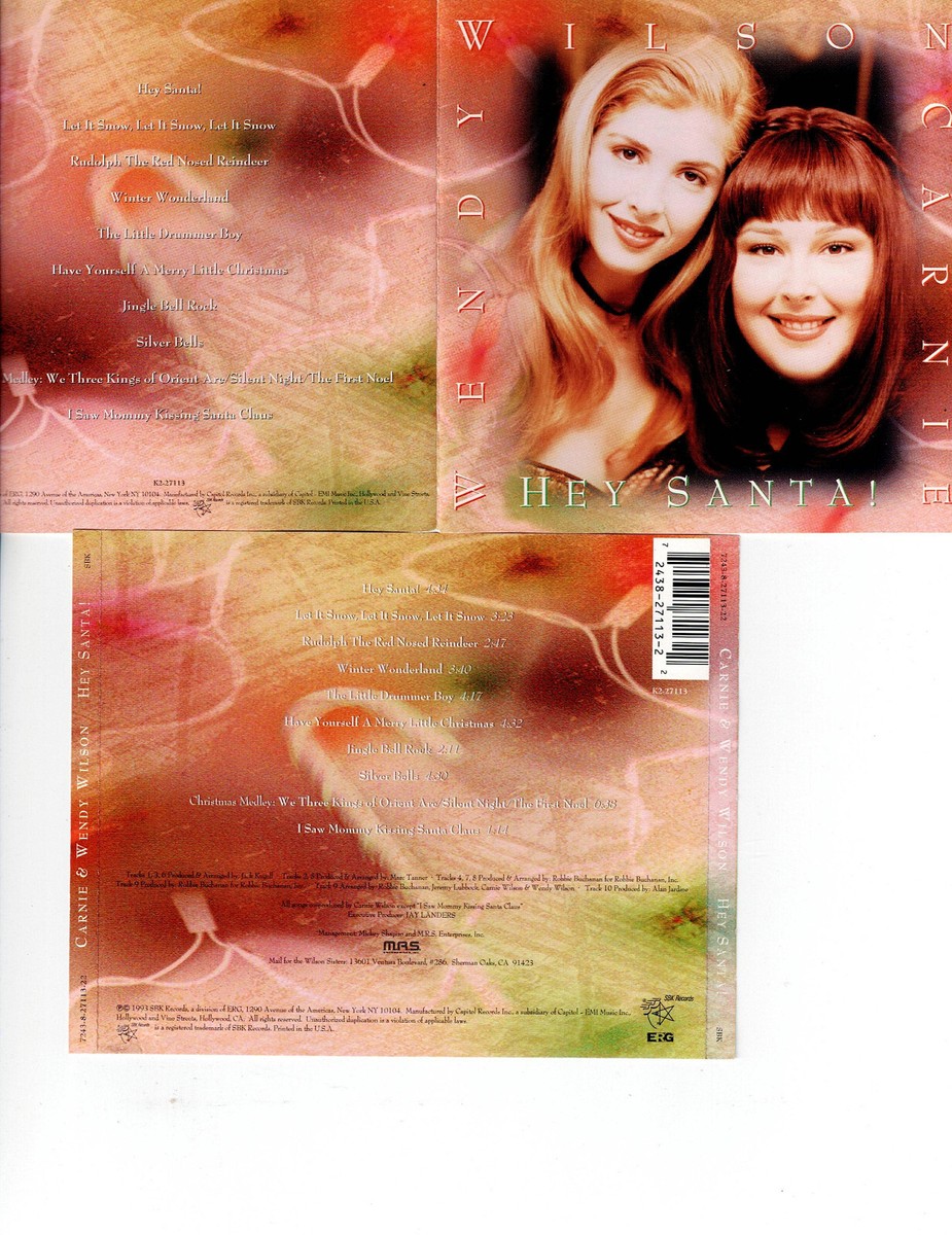 洋楽 Carnie Wilson. Hey Santa Hey Santa! - Album by Carnie