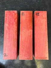 PINK IVORY turning spindle 310 x 80 x 80mm GRADE A / B