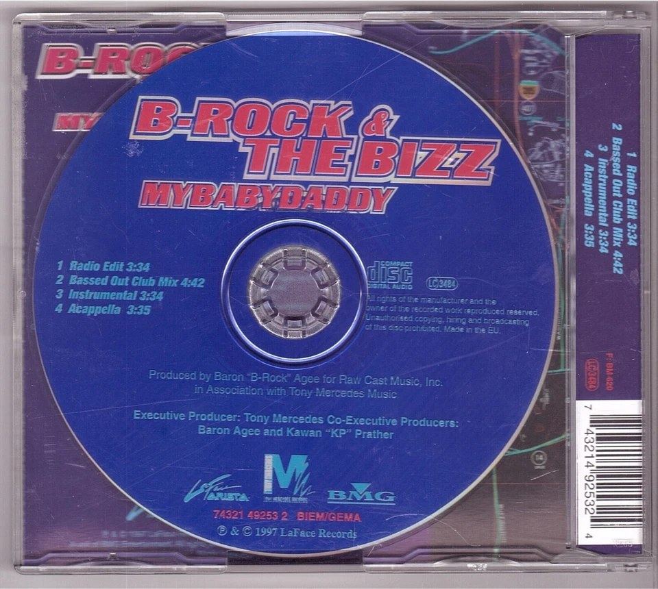 B-Rock & The Bizz - MyBabyDaddy (Maxi-CD 1997) - Bild 2 von 2