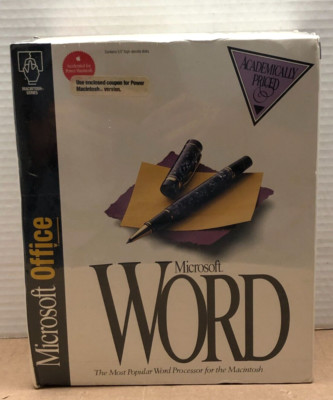 Microsoft Office Word Version 6.0 Retail Package NEW / (0794 PART NO. 60172)