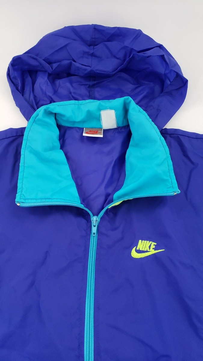 Vintage 90's NIKE Nylon Windbreaker Full Zip Vented Jacket
