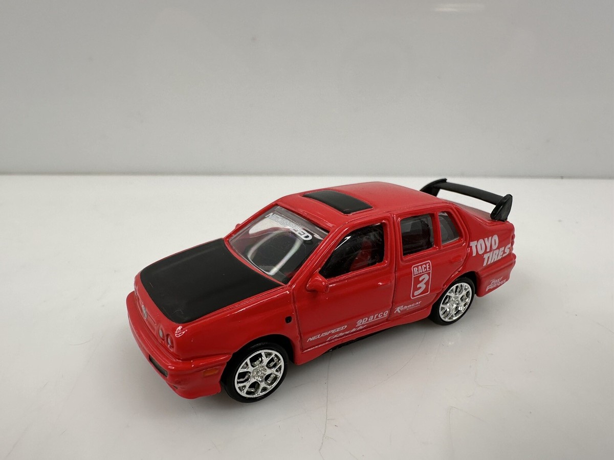 レーシングチャンピオン 1/64 フォルクスワーゲン ジェッタ 1995 1995 Volkswagen Jetta Yellow Fast & Furious Racing Champions