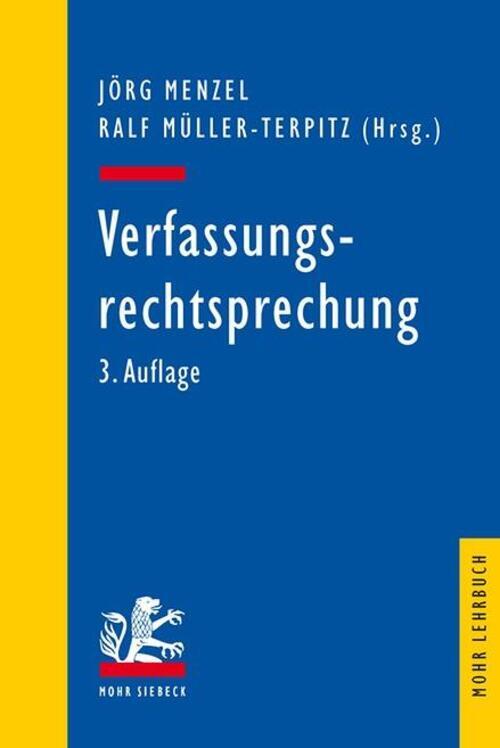 Thumbnail - Verfassungsrechtsprechung Jörg Menzel (u. A.) Taschenbuch Mohr