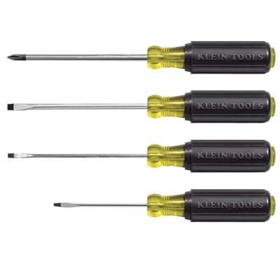 Klein Tools 85484 4 Piece Mini Cushion Grip Screwdriver Set