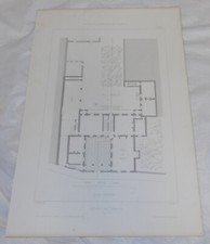 1867 Print General Plan Hotel de Vogue