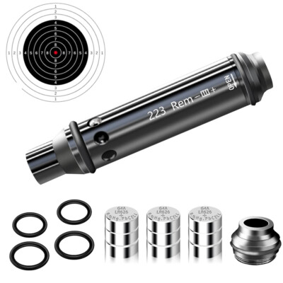 223 Rem Red Laser Dry Fire Training Bullet Trainer Shooting Simulator Cartridge