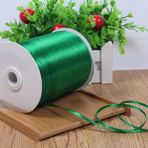 Solid Color Satin Ribbon 3mm Width - 10M Bundle or 790M Reel - 49 Colors - Picture 20 of 45