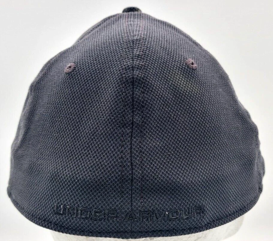 UNDER ARMOUR BLITZING BONÉ CHAPÉU AJUSTADO TAMANHO L/XL MASCULINO PRETO LOGOTIPO GRANDE - Imagem 3 de 4