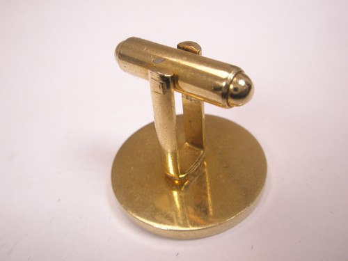 P Monogram Initials SHIELDS SINGLE Vintage Cuff Link replace lost/broken zi02 - Picture 5 of 5