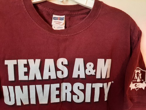 Texas A&M University/Pepsi Graphic S/Sleeve Maroon T-Shirt Size S--100% cotton- - Picture 2 of 3