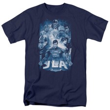 Justice League Of America "Burst" T-Shirt - Regular or Tank - to 5X