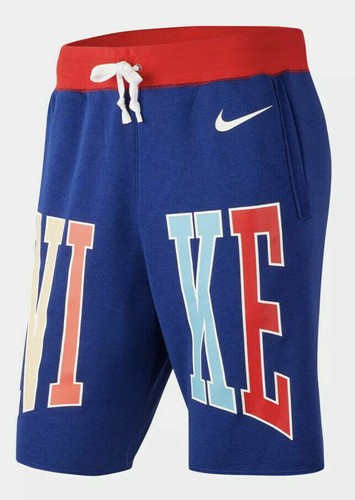 Nike Sportswear Men's Americana Swoosh RWB Shorts Blue CK0148-455 Size Large - Picture 2 of 12
