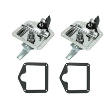 Trailer Door Latch T-Handle Locking Camper RV Truck Tool Box w/ Key