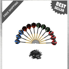 Darts Soft Tip Set, 14g Plastic Tipped Darts with Replacement Tips, Electronic